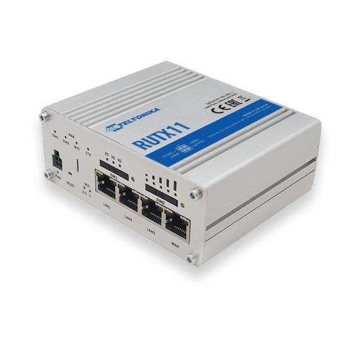 Teltonika RUTX11 draadloze router Gigabit Ethernet Dual-band (2.4 GHz / 5 GHz) 4G Grijs - Image 1