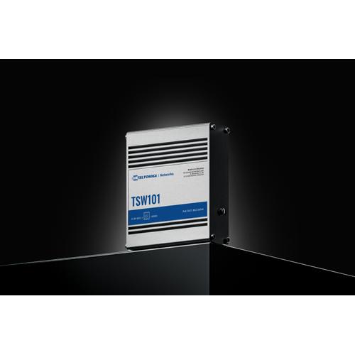 Teltonika TSW101 Gigabit Ethernet (10/100/1000) Power over Ethernet (PoE) Metallic - Image 1