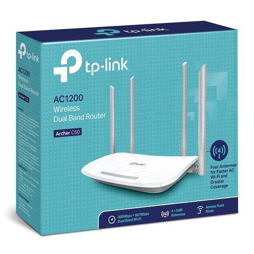 TP-Link Archer C50 draadloze router Fast Ethernet Dual-band (2.4 GHz / 5 GHz) Zwart - Image 4
