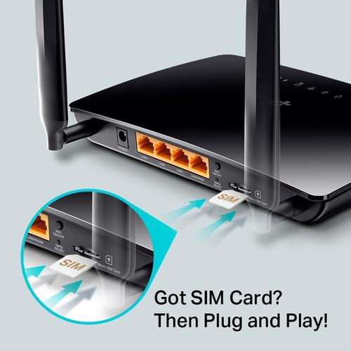 TP-Link Archer MR200 draadloze router Fast Ethernet Dual-band (2.4 GHz / 5 GHz) 4G Zwart - Image 4