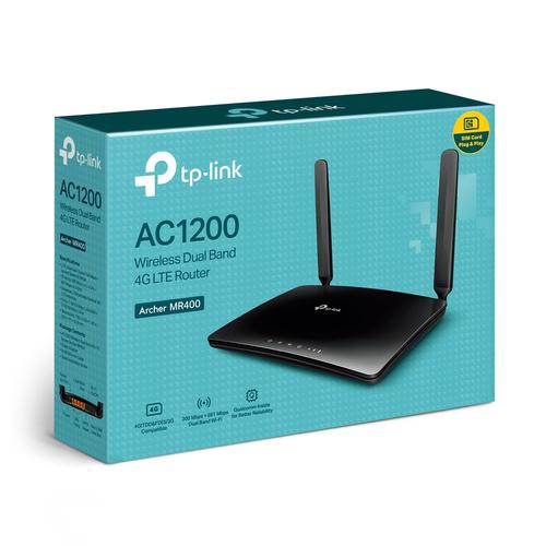 TP-Link Archer MR400 draadloze router Fast Ethernet Dual-band (2.4 GHz / 5 GHz) 4G Zwart - Image 4
