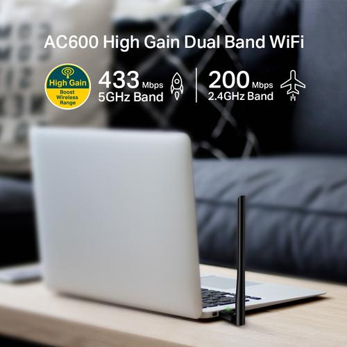 TP-Link Archer T2U Plus Intern WLAN 600 Mbit/s - Image 5