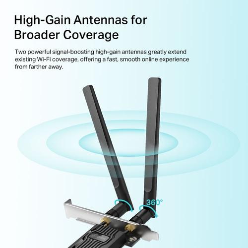TP-Link Archer TX20E Intern WLAN / Bluetooth 1800 Mbit/s - Image 3
