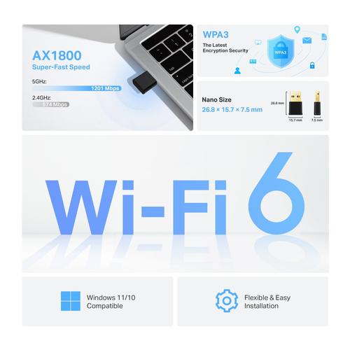 TP-Link Archer TX20U Nano WLAN 1800 Mbit/s - Image 2