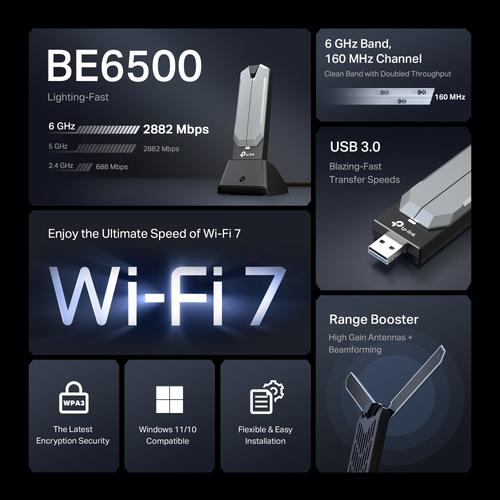 TP-Link BE6500 WLAN 2882 Mbit/s - Image 4