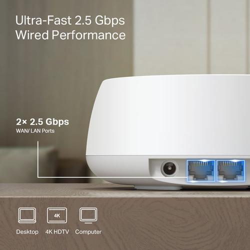 TP-Link DECO BE25(3-PACK) mesh-wifi-systeem Dual-band (2.4 GHz / 5 GHz) Wi-Fi 7 (802.11be) Wit 2 Intern - Image 5
