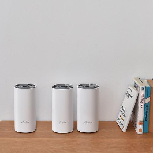 TP-Link Deco E4 (3-pack) Dual-band (2.4 GHz / 5 GHz) Wi-Fi 5 (802.11ac) Wit, Grijs 2 Intern - Image 3