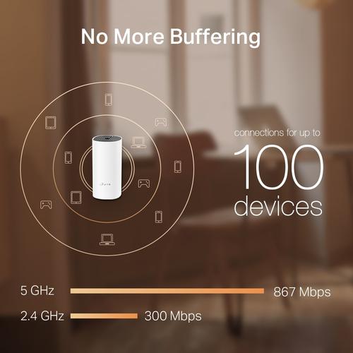 TP-Link Deco M4(3-pack) Dual-band (2.4 GHz / 5 GHz) Wi-Fi 5 (802.11ac) Wit 2 Intern - Image 6