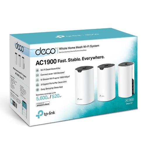 TP-Link Deco S7 (3-pack) Dual-band (2.4 GHz / 5 GHz) Wi-Fi 5 (802.11ac) Wit, Zwart Intern - Image 5