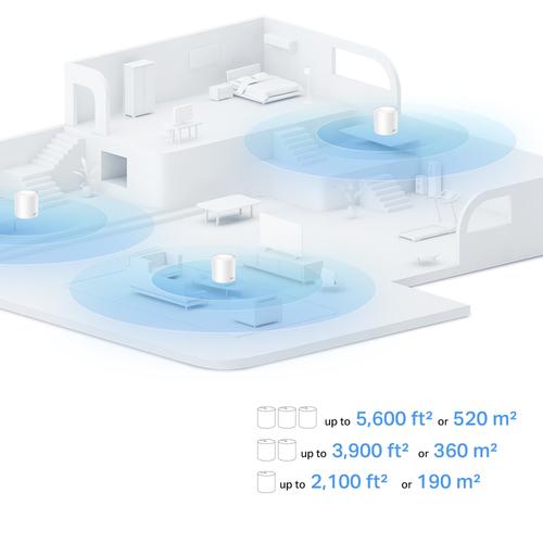 TP-Link Deco X10 Dual-band (2.4 GHz / 5 GHz) Wi-Fi 6 (802.11ax) Wit 2 Intern - Image 4