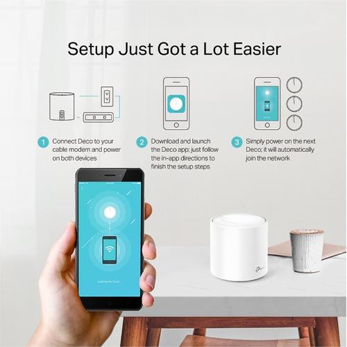 TP-Link Deco X20 (2-pack) Dual-band (2.4 GHz / 5 GHz) Wi-Fi 5 (802.11ac) Wit Intern - Image 5