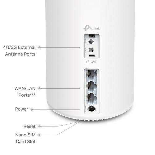 TP-Link Deco X20-4G Dual-band (2.4 GHz / 5 GHz) Wi-Fi 6 (802.11ax) Wit 3 3G, 4G Intern - Image 4