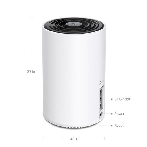 TP-Link Deco XE75(1-pack) Tri-band (2.4 GHz / 5 GHz / 5 GHz) Wi-Fi 6 (802.11ax) Wit 3 Intern - Image 3
