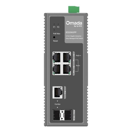 TP-Link IES206GPP netwerk-switch Managed Gigabit Ethernet (10/100/1000) Power over Ethernet (PoE) Zwart - Image 2