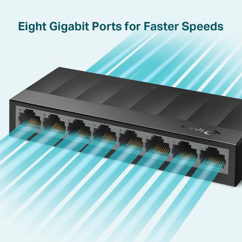 TP-Link LS1008G netwerk-switch Unmanaged Gigabit Ethernet (10/100/1000) Zwart - Image 3