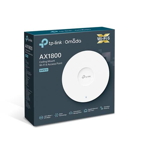 TP-Link Omada EAP610 draadloos toegangspunt (WAP) 1775 Mbit/s Wit Power over Ethernet (PoE) - Image 7