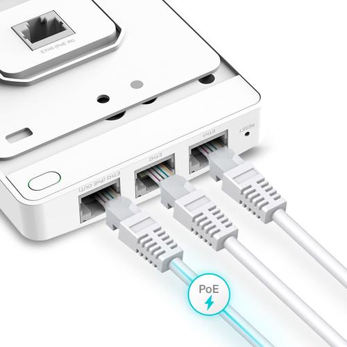 TP-Link Omada EAP615-WALL draadloos toegangspunt (WAP) 1774 Mbit/s Wit Power over Ethernet (PoE) - Image 2