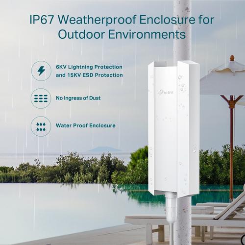 TP-Link Omada EAP650-Outdoor 3000 Mbit/s Wit Power over Ethernet (PoE) - Image 7