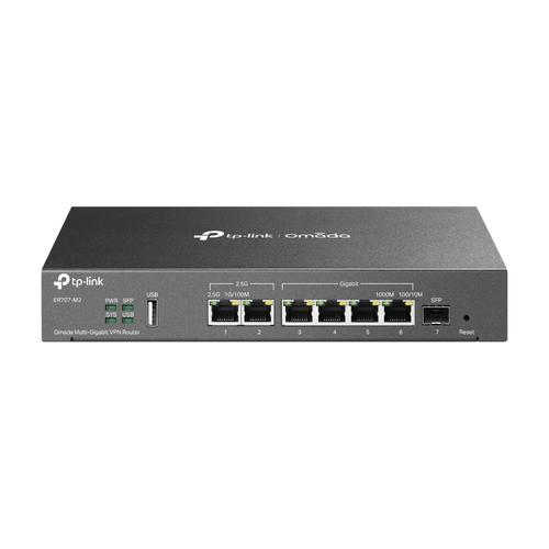 TP-Link Omada ER707-M2 bedrade router 2.5 Gigabit Ethernet, Fast Ethernet, Gigabit Ethernet Zwart - Image 1