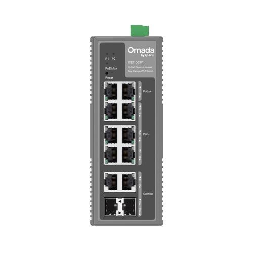 TP-Link Omada IES210GPP netwerk-switch Managed Gigabit Ethernet (10/100/1000) Power over Ethernet (PoE) DIN rail Grijs - Image 2