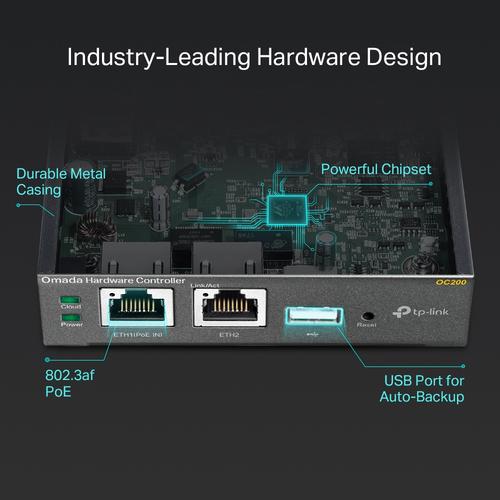 TP-Link Omada OC200 gateway/controller 10, 100 Mbit/s - Image 5