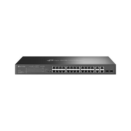 TP-Link Omada SL2428P netwerk-switch Managed L2 Fast Ethernet (10/100) Power over Ethernet (PoE) 1U Zwart - Image 1