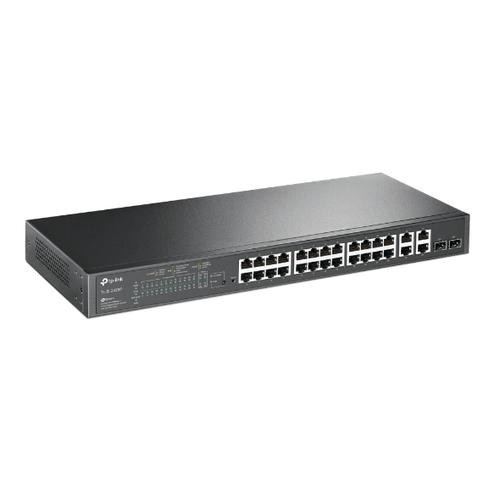 TP-Link Omada SL2428P netwerk-switch Managed L2 Fast Ethernet (10/100) Power over Ethernet (PoE) 1U Zwart - Image 2