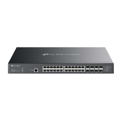 TP-Link Omada SX3832MPP netwerk-switch Managed L2+ 10G Ethernet (100/1000/10000) Power over Ethernet (PoE) DIN rail Zwart - Image 1