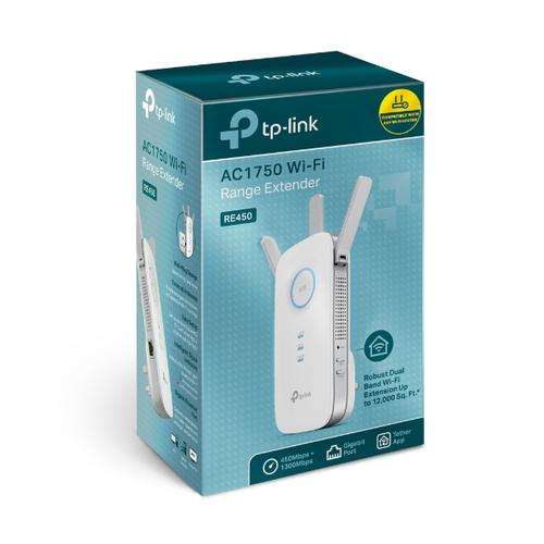 TP-Link RE450 netwerkextender Netwerkzender Wit 10, 100, 1000 Mbit/s - Image 5