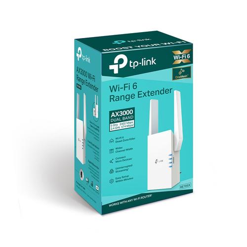 TP-Link RE705X netwerkextender Netwerkzender & -ontvanger Wit - Image 4