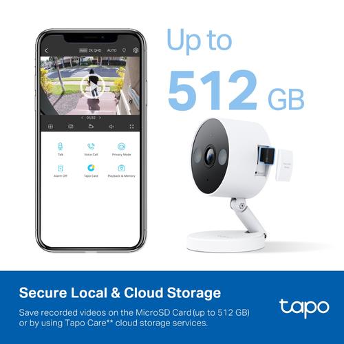 TP-Link Tapo C120 IP-beveiligingscamera Binnen & buiten 2560 x 1440 Pixels Plafond/wand/bureau - Image 7