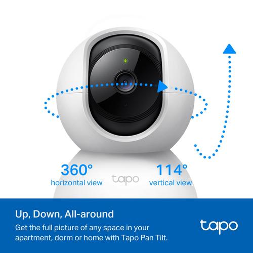 TP-Link Tapo C200P2 Bolvormig IP-beveiligingscamera Binnen 1920 x 1080 Pixels Bureau - Image 4