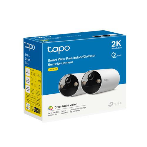 TP-Link Tapo C410 2-pack Kogel (vorm) IP-beveiligingscamera Buiten 2304 x 1296 Pixels Plafond/muur - Image 3