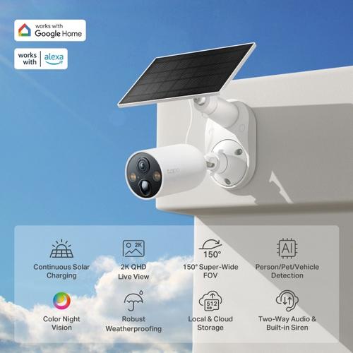 TP-Link Tapo C425 KIT Kogel (vorm) IP-beveiligingscamera Buiten 2560 x 1440 Pixels Plafond/muur - Image 2
