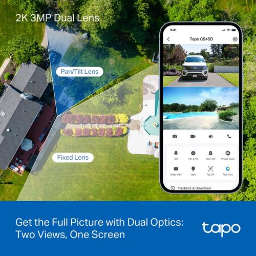 TP-Link Tapo C545D Bolvormig IP-beveiligingscamera Buiten 2304 x 1296 Pixels Plafond/muur/paal - Image 7