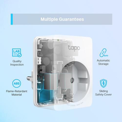 TP-Link Tapo P100 (4-pack) smart plug 2300 W Wit - Image 7