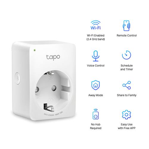 TP-Link Tapo P100 smart plug 2990 W Thuis Wit - Image 2