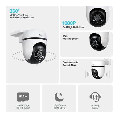 TP-Link Tapo TC40 Dome IP-beveiligingscamera Binnen & buiten 1920 x 1080 Pixels Plafond/muur/paal - Image 2
