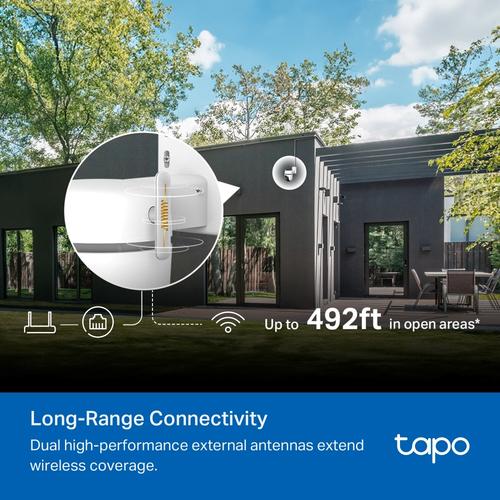 TP-Link Tapo TC43(EU) V2 Bolvormig IP-beveiligingscamera Binnen & buiten 2880 x 1620 Pixels Plafond/muur/paal - Image 2