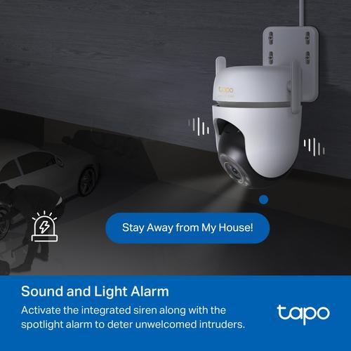 TP-Link Tapo TC43(EU) V2 Bolvormig IP-beveiligingscamera Binnen & buiten 2880 x 1620 Pixels Plafond/muur/paal - Image 6