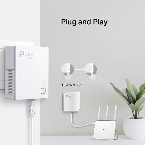 TP-Link TL-PA7017 KIT PowerLine-netwerkadapter 1000 Mbit/s Ethernet LAN Wit 2 stuk(s) - Image 6