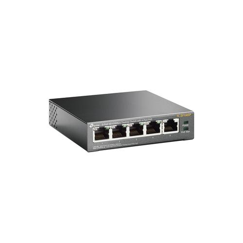 TP-Link TL-SF1005P netwerk-switch Unmanaged Fast Ethernet (10/100) Power over Ethernet (PoE) Zwart - Image 2