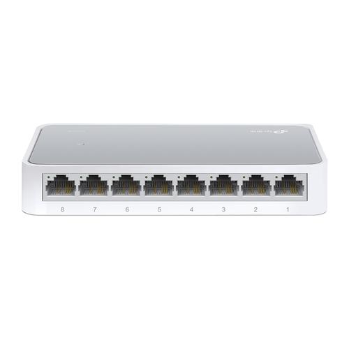 TP-Link TL-SF1008D netwerk-switch Unmanaged Fast Ethernet (10/100) Wit - Image 1