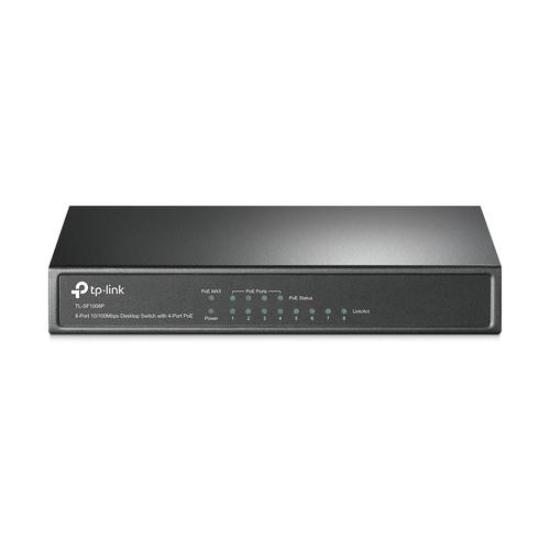 TP-Link TL-SF1008P netwerk-switch Unmanaged Fast Ethernet (10/100) Power over Ethernet (PoE) Olijf