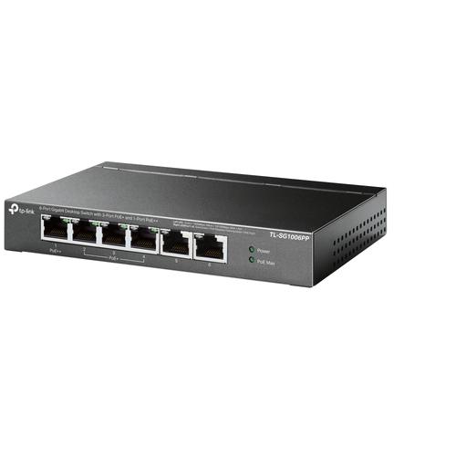TP-Link TL-SG1006PP netwerk-switch Unmanaged Gigabit Ethernet (10/100/1000) Power over Ethernet (PoE) Grijs - Image 2
