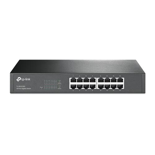 TP-Link TL-SG1016D netwerk-switch Unmanaged L2 Gigabit Ethernet (10/100/1000) Zwart - Image 1