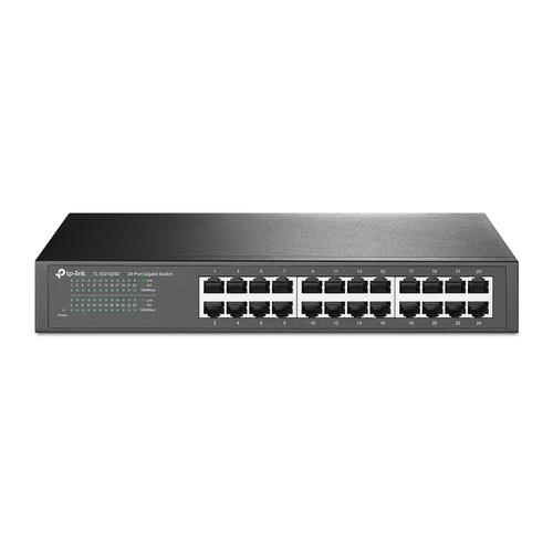 TP-Link TL-SG1024D netwerk-switch Unmanaged Gigabit Ethernet (10/100/1000) Grijs