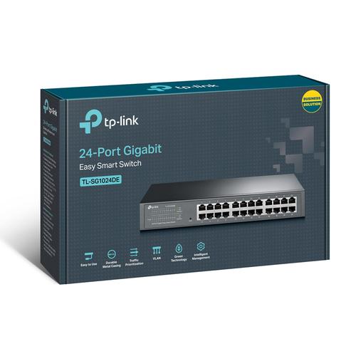 TP-Link TL-SG1024DE netwerk-switch Managed L2 Gigabit Ethernet (10/100/1000) Zwart - Image 4