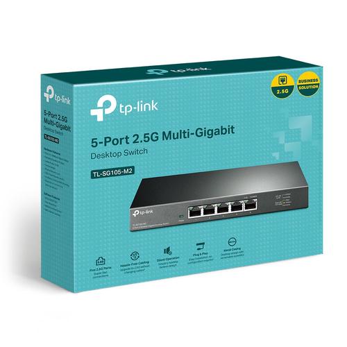 TP-Link TL-SG105-M2 netwerk-switch Unmanaged 2.5G Ethernet (100/1000/2500) Zwart - Image 8