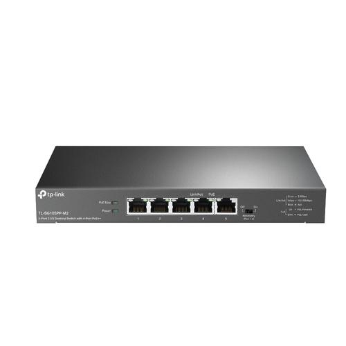 TP-Link TL-SG105PP-M2 netwerk-switch Unmanaged Gigabit Ethernet (10/100/1000) Power over Ethernet (PoE) Zwart - Image 1